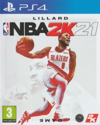 NBA 2k21 PAL Playstation 4 PAL box art